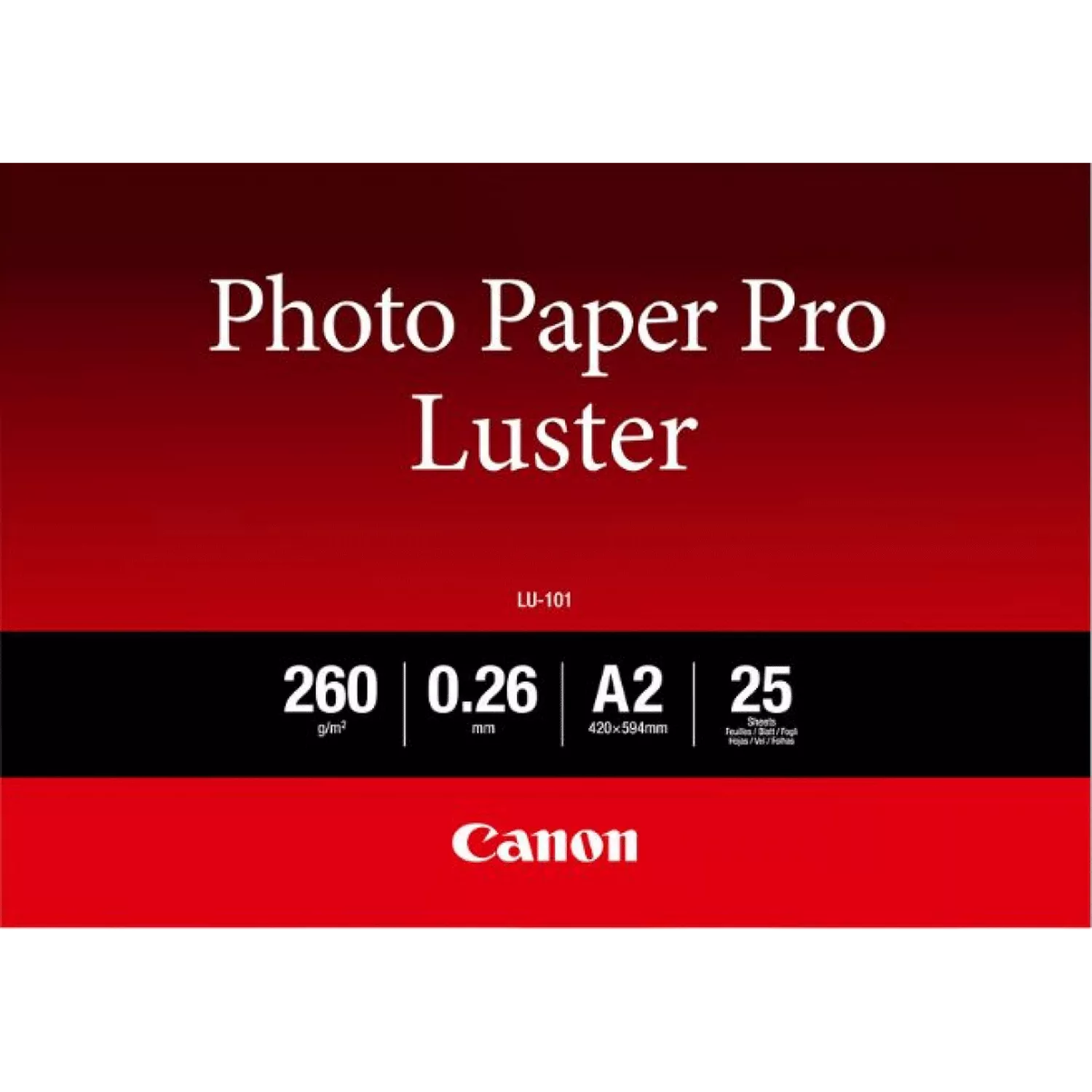 CARTA PHOTO LUSTER A2 25FG LU-101 - Cine Sud è dal 1976 sul mercato!