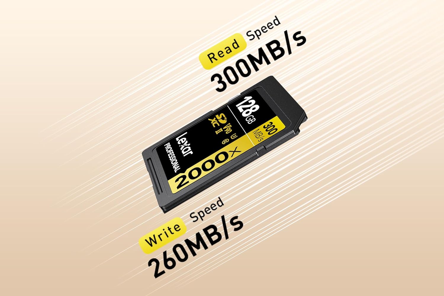 LEXAR SD 128GB 2000X SDHC UHS-II 933022