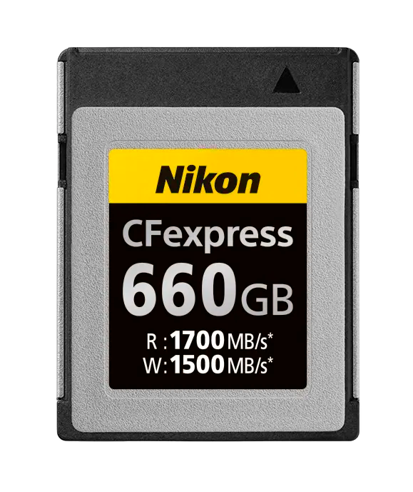 Scheda di memoria CFexpress da 660 GB (tipo B) di Nikon