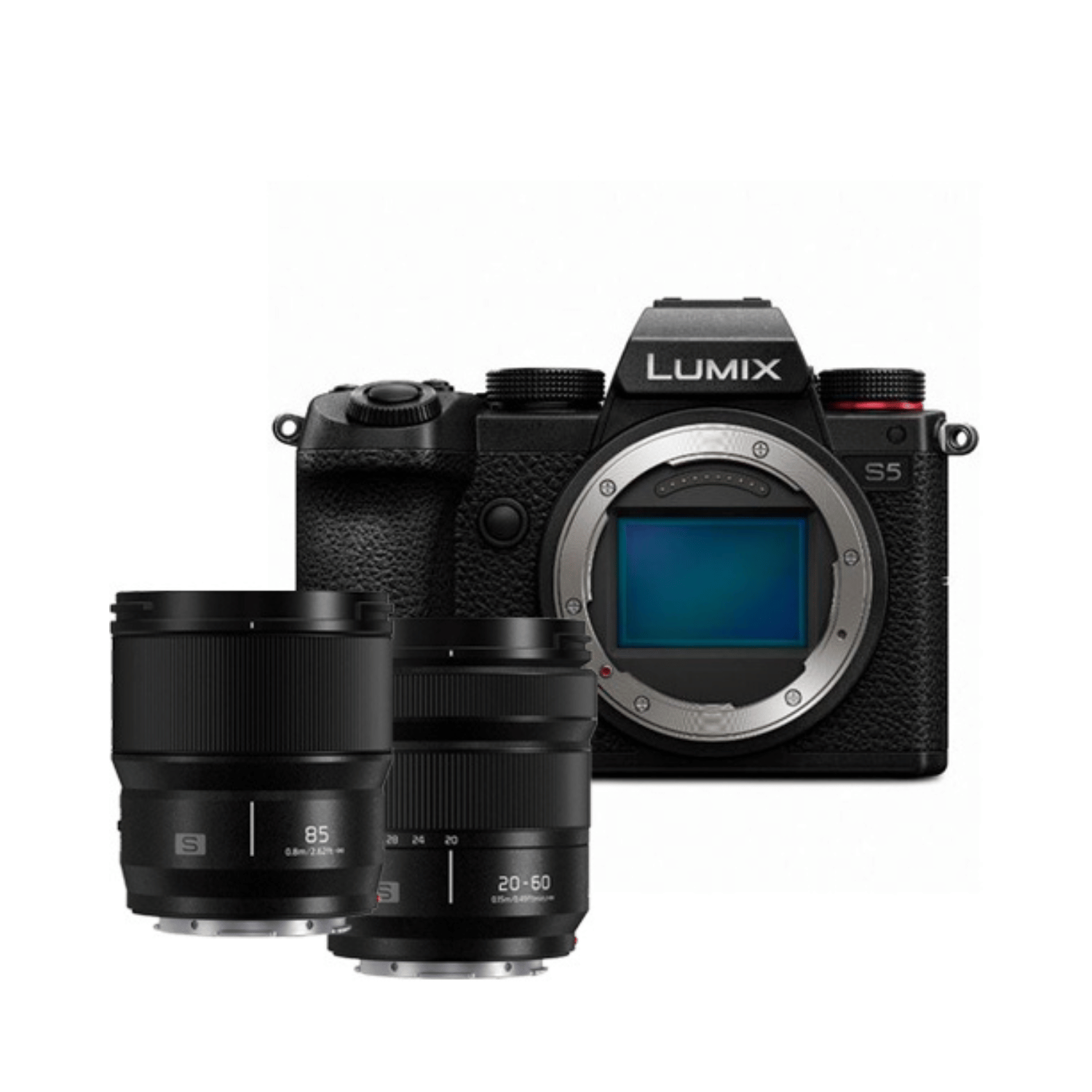 Panasonic Lumix S5 Body + 20-60mm + 85mm f1.8 - Garanzia Fowa 4 anni - Cine Sud è da 48 anni sul mercato! 7S5EK2