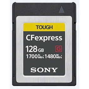 Sony CF Express 128gb Type B Tough Serie G 1700mbs/1480mbs - Cine Sud è da 47 anni sul mercato! 0306298