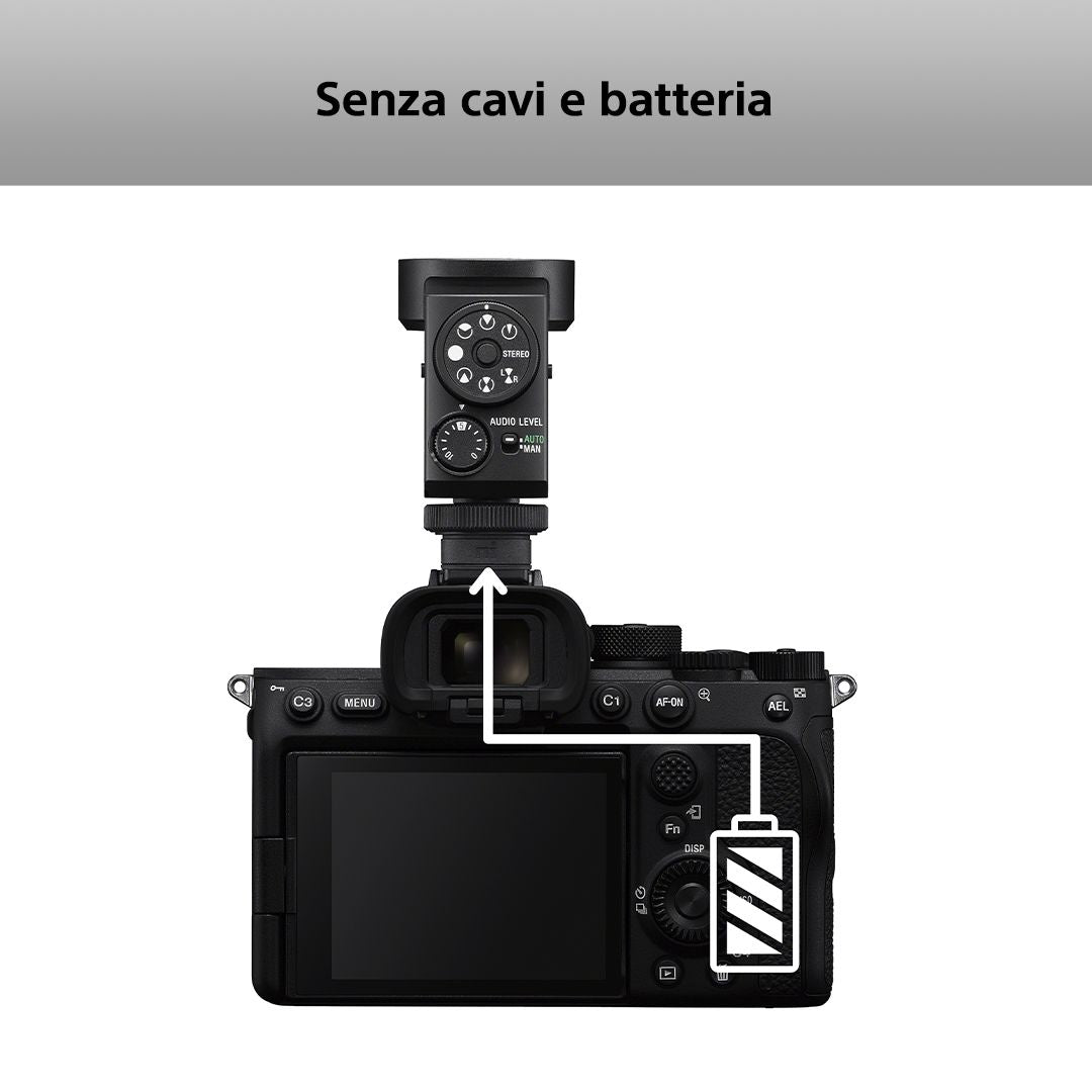 Microfono Shotgun wireless ECM-M1 - Garanzia SONY ITALIA 2 anni - Cine Sud è da 47 anni sul mercato! ECMM1 0300304