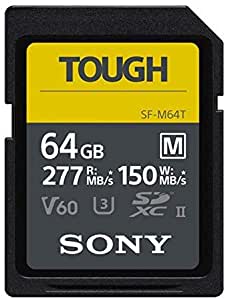 Scheda di memoria Sony SDXC Tough UHS II R277RMB/s 150WMB/S 64GB