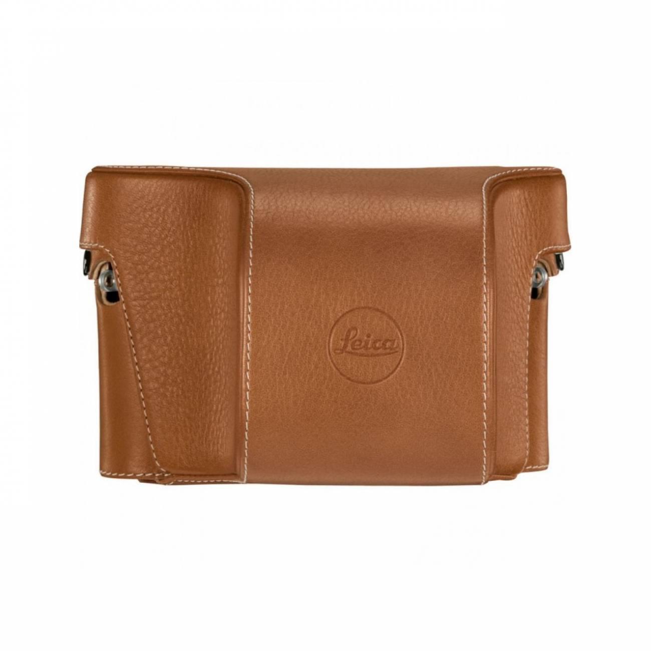 Custodia in pelle cognac per Leica X Vario