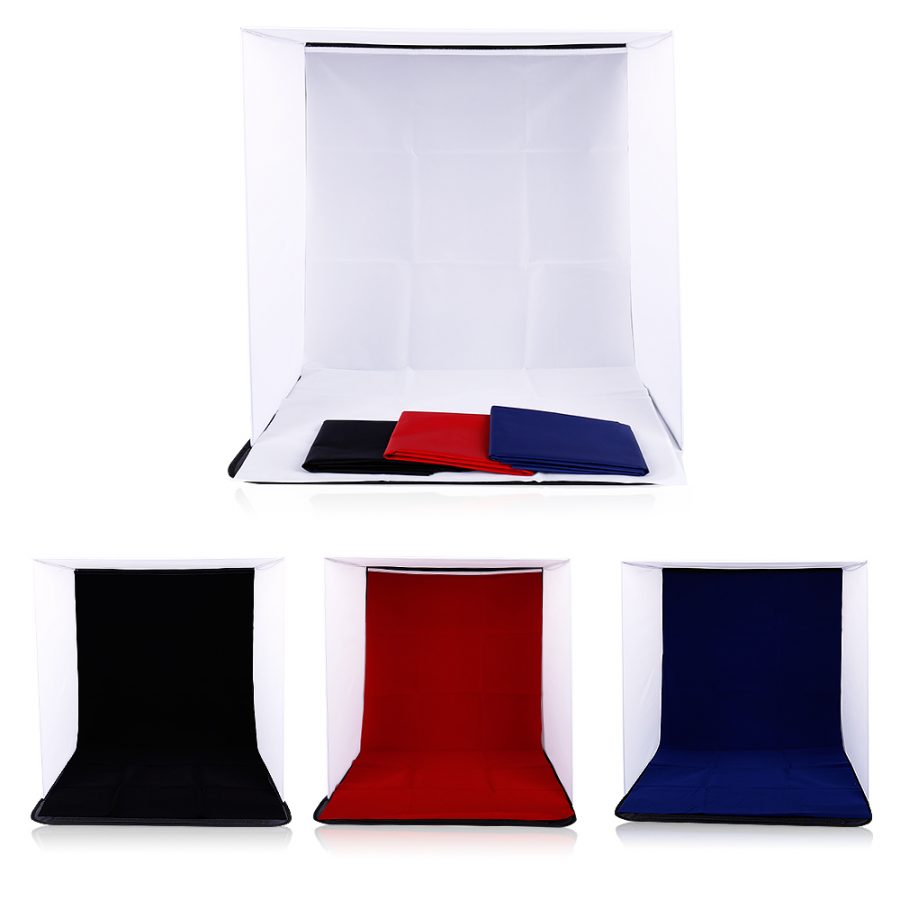 Godox Gabbia di luce 120x120x120 + 4 fondali (rosso/bianco/nero/blu) 0279181