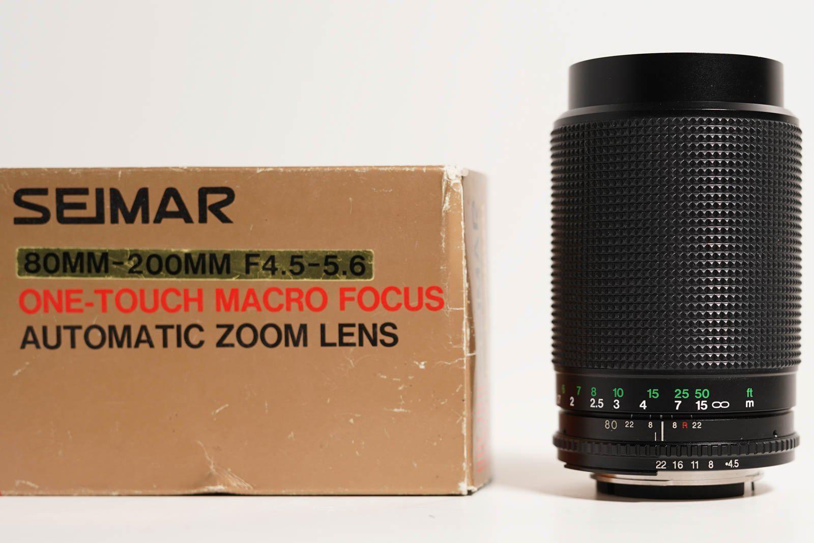 Seimar 80-200 mm f4.5-5.6 x Nikon - Gar. 1 Anno