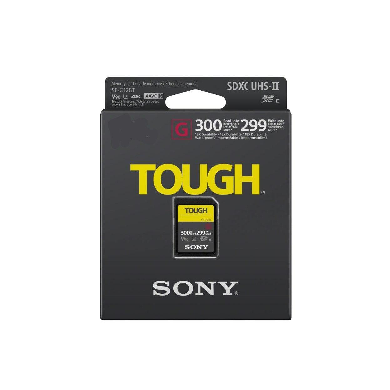 Scheda di memoria Sony SDXC Tough UHS II R300MB/s 64GB