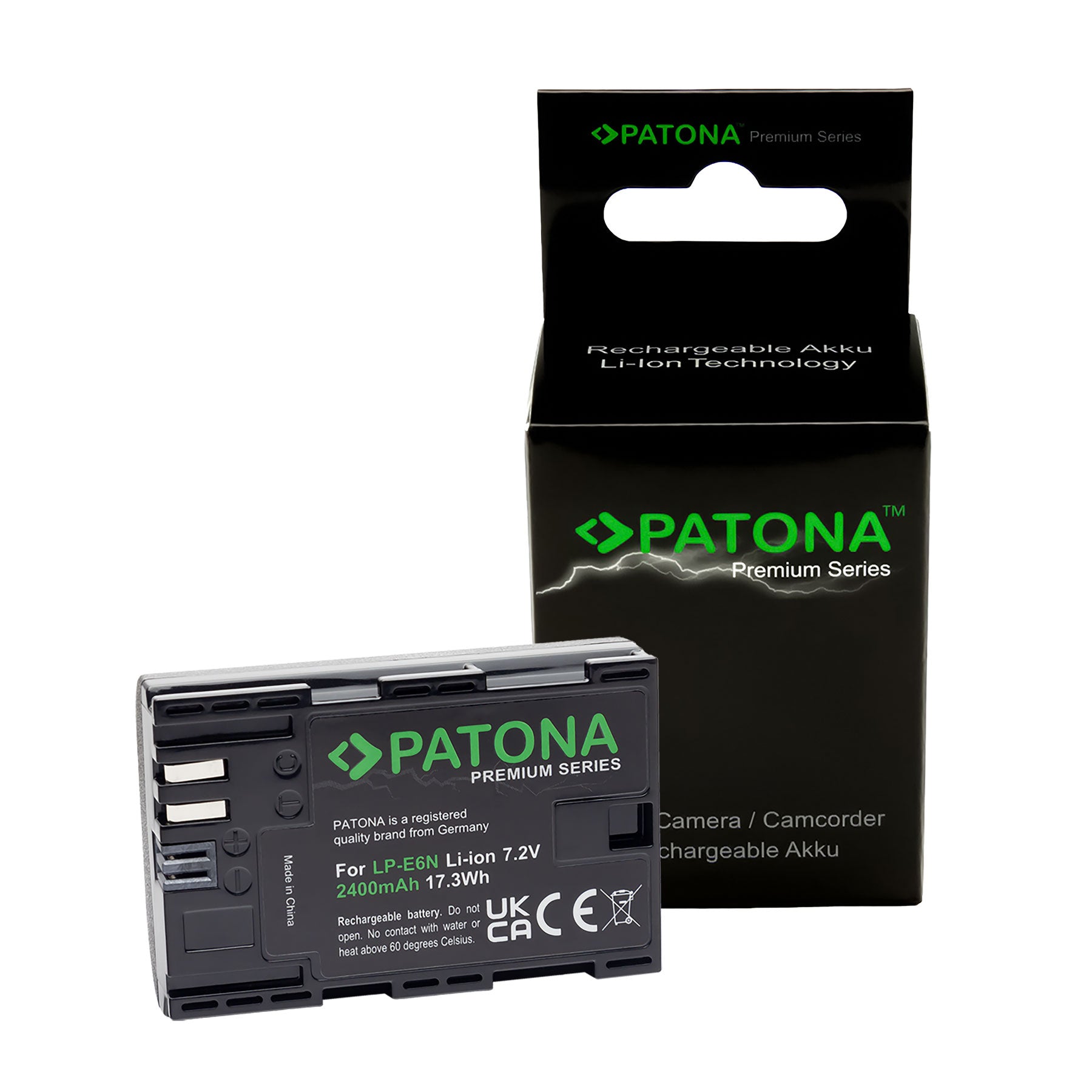 PATONA PREMIUM BATTERY CANON LP-E6N LPE6N XC10 EOS 80D 7D 70 - Cine Sud è dal 1976 sul mercato! 1040042