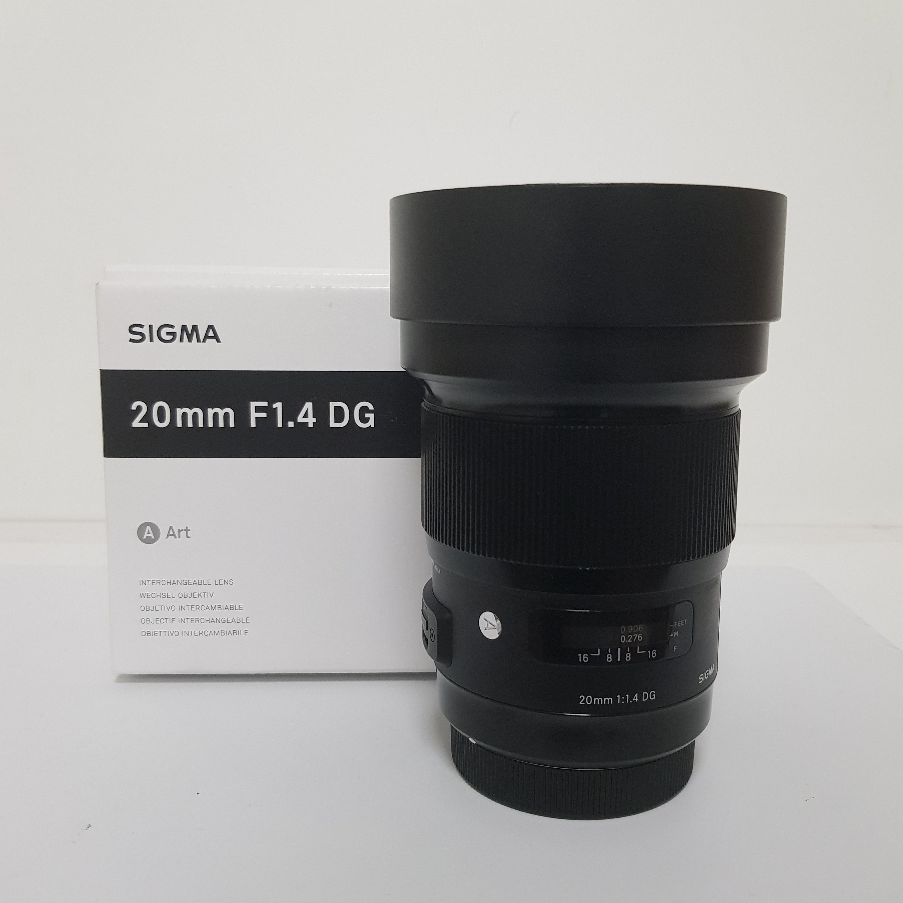 Obiettivo Sigma 20mm F1.4 DG per Canon usato