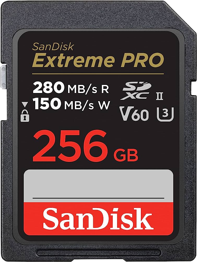 Sandisk sd Extreme Pro UHS-II V60S 256GB 280MBS  3100863