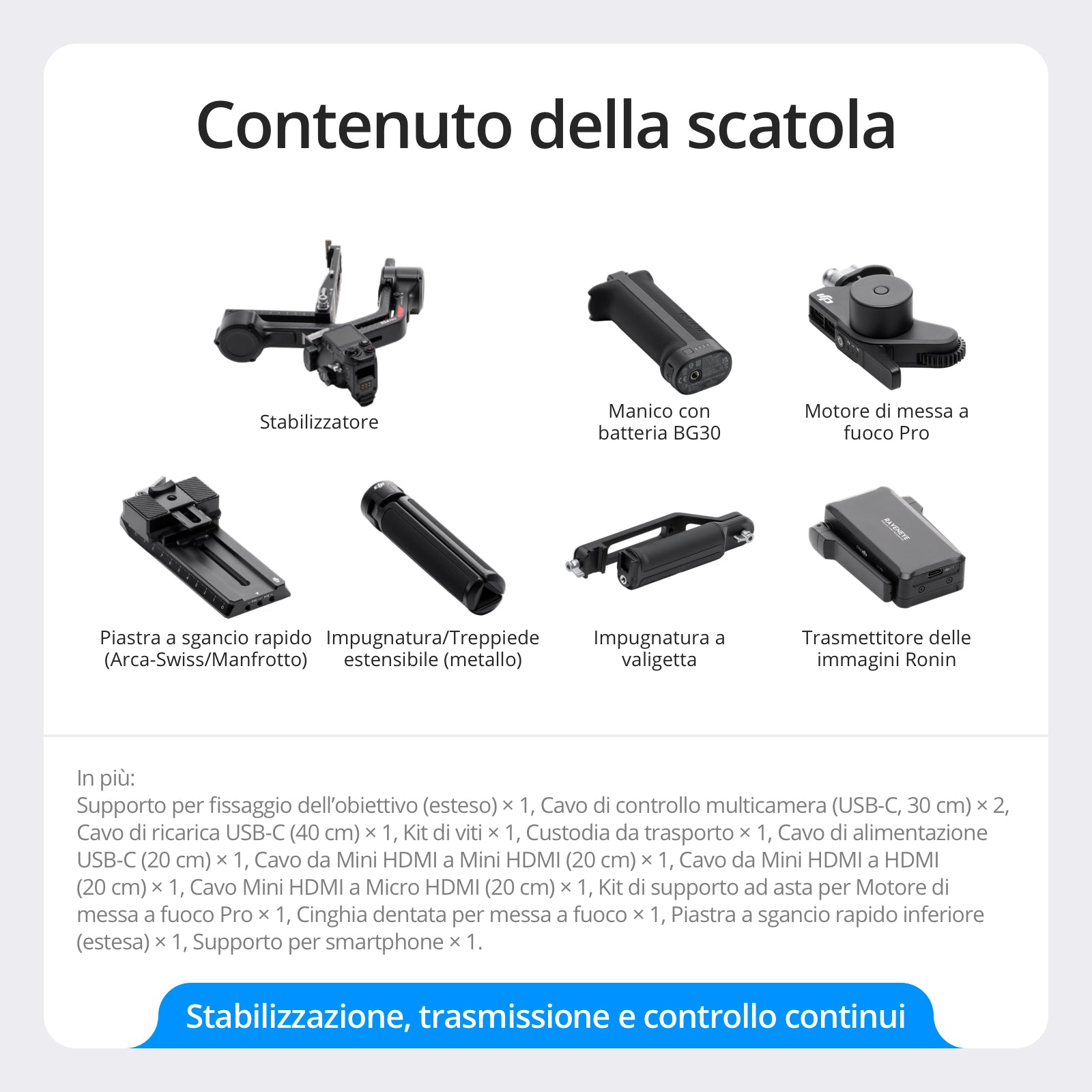Dji RS4 PRO COMBO- Cine Sud è sul mercato da 48 anni! DJRO44