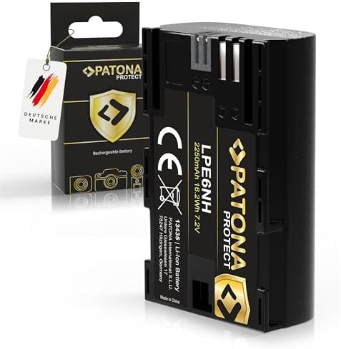 PATONA PROTECT BATTERY LP-E6NH PER CANON R5 EOS R6 - Cine Sud è da 48 anni sul mercato! 1044125