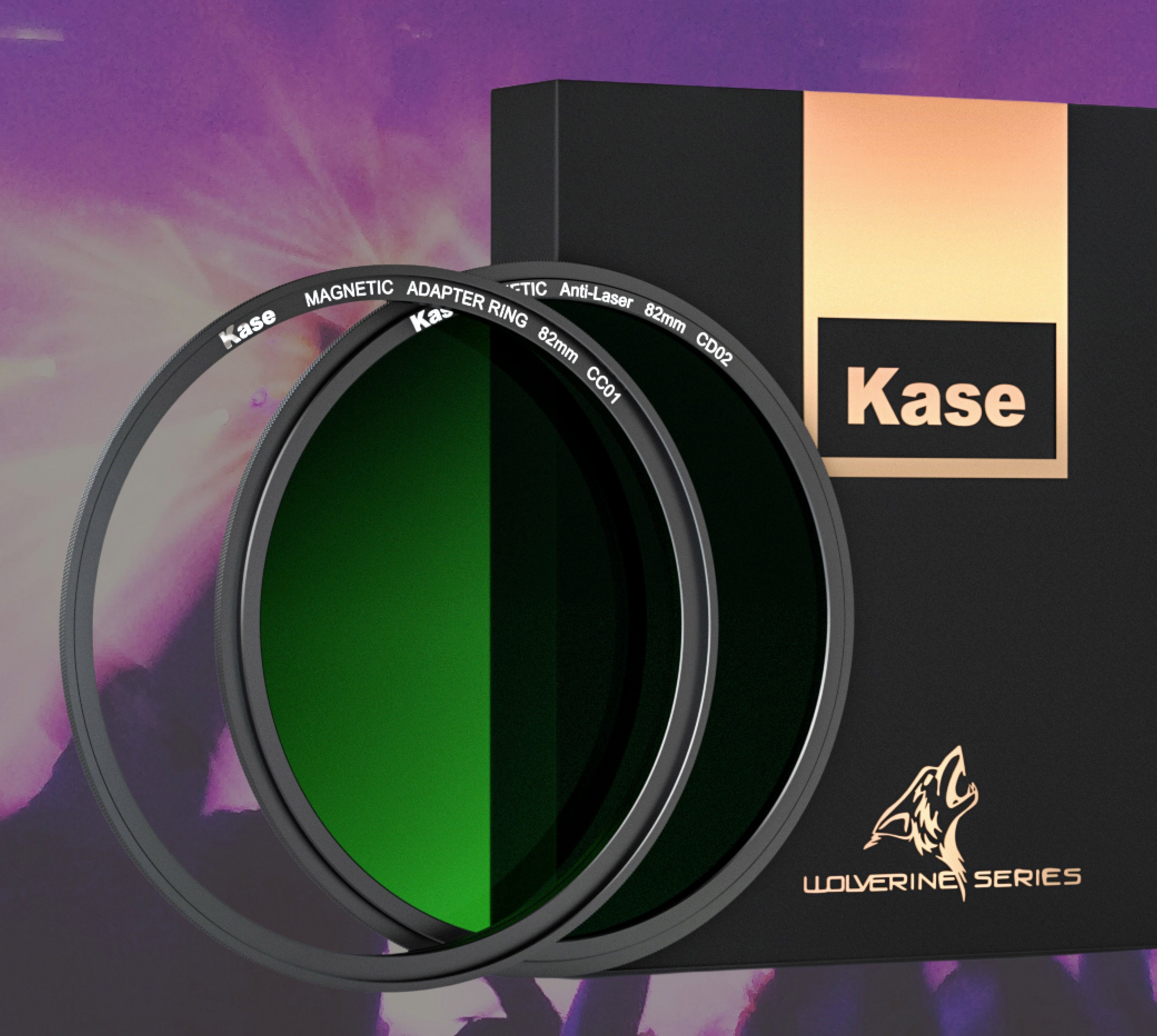 Kase filtro magnetio anti-laser 82mm 1030326