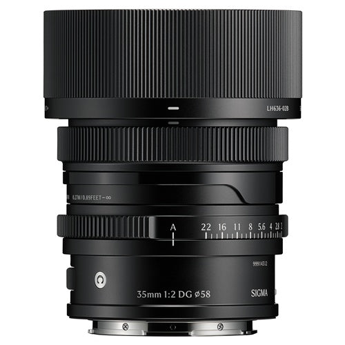 Sigma Obiettivo 35mm F/2 (C) DG L-MOUNT I-Series - Garanzia M-trading 3 anni - Cine Sud è dal 1976 sul mercato!