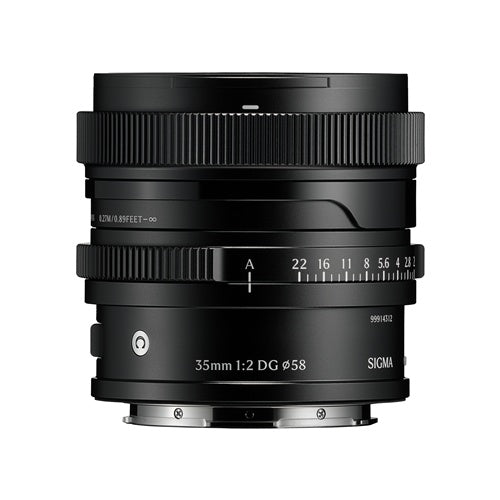 Sigma Obiettivo 35mm F/2 (C) DG L-MOUNT I-Series - Garanzia M-trading 3 anni - Cine Sud è dal 1976 sul mercato!