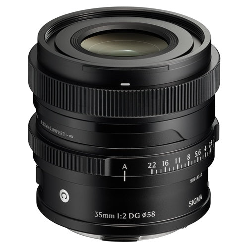 Sigma Obiettivo 35mm F/2 (C) DG L-MOUNT I-Series - Garanzia M-trading 3 anni - Cine Sud è dal 1976 sul mercato!