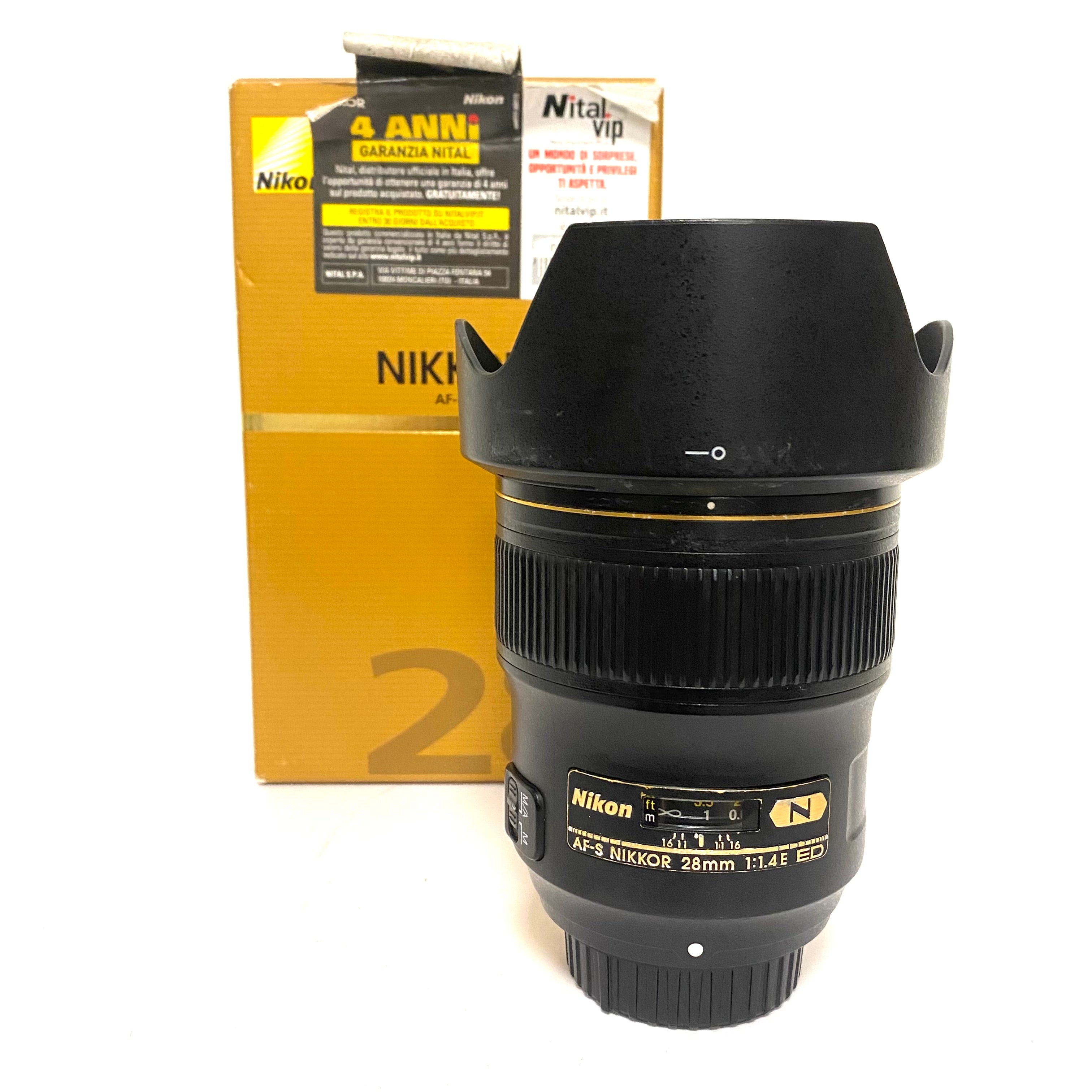 Nikon 28mm f1.4 E ED usato