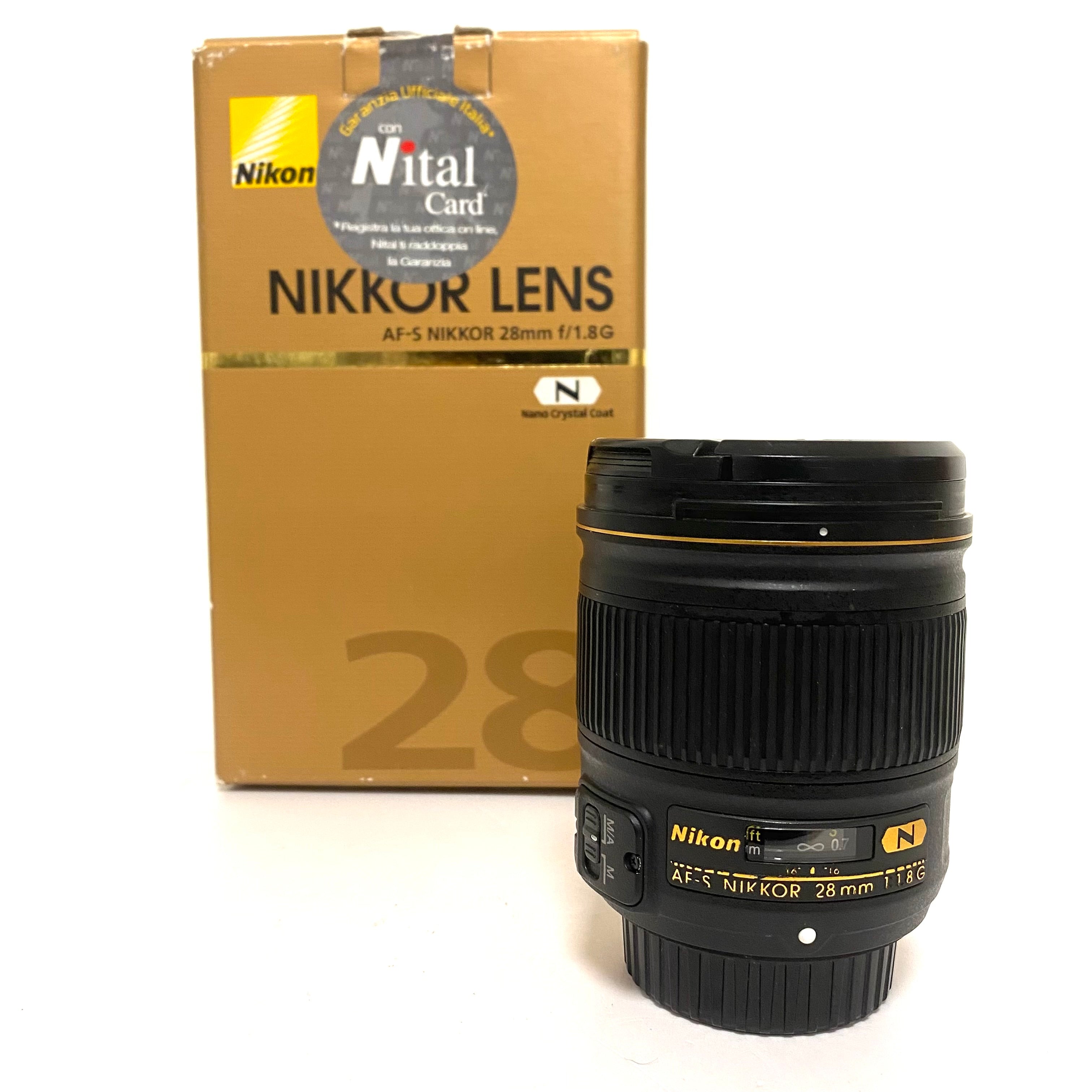 Nikon af-s 28mm 1:1.8 G usato