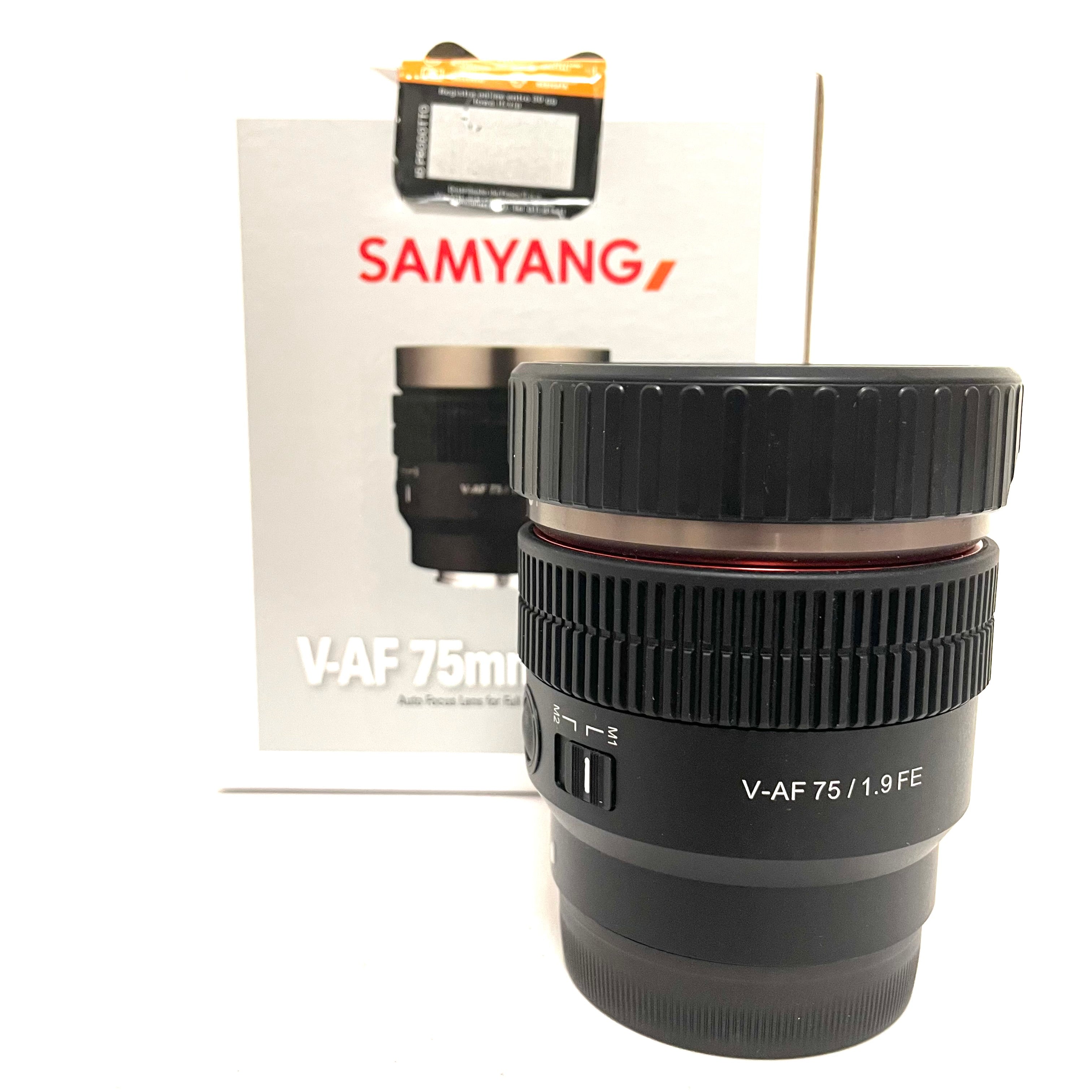 Samyang V-Af 75mm T1.9 FE x sony EX DEMO
