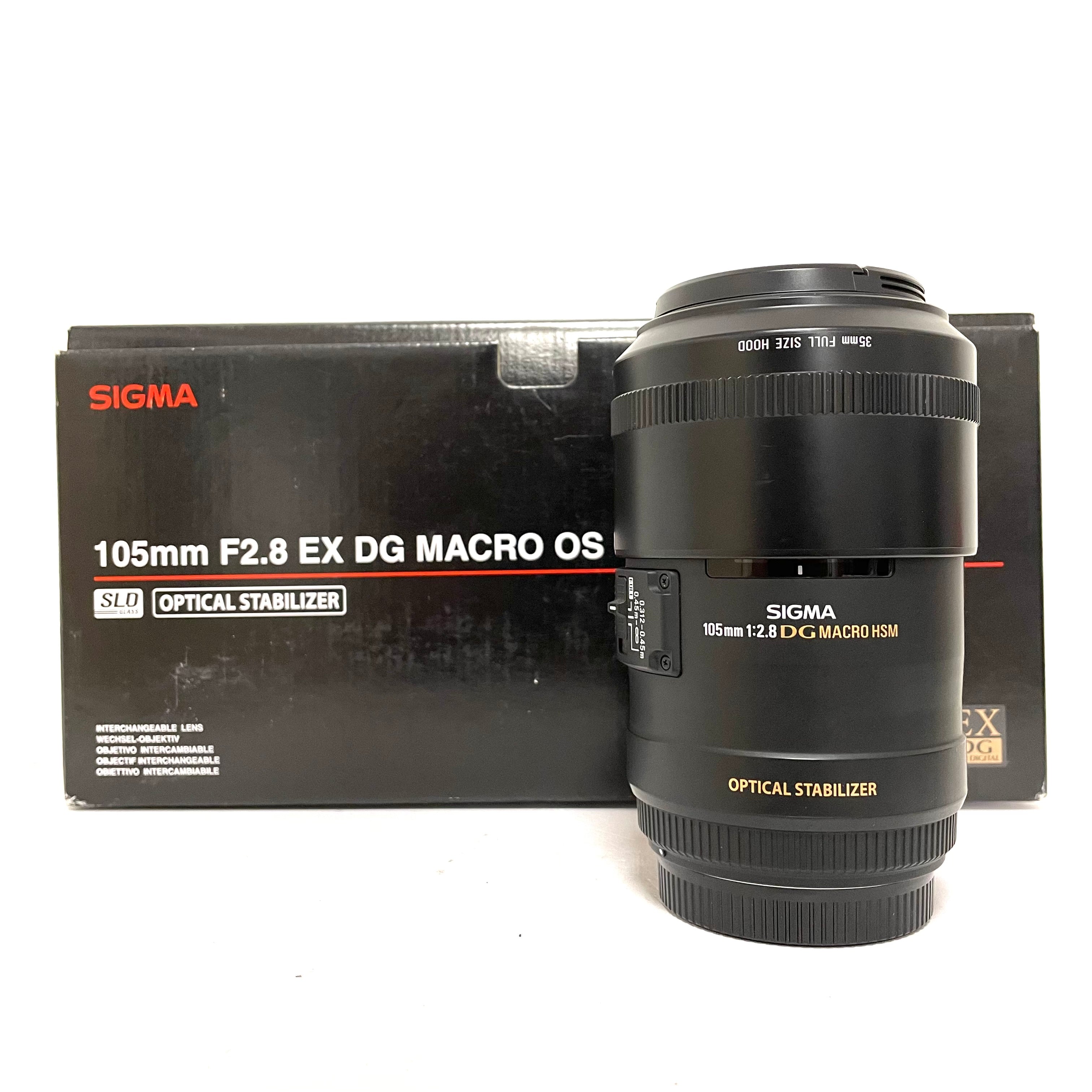 Sigma 105mm f/2.8 Macro DG OS HSM x Canon usato