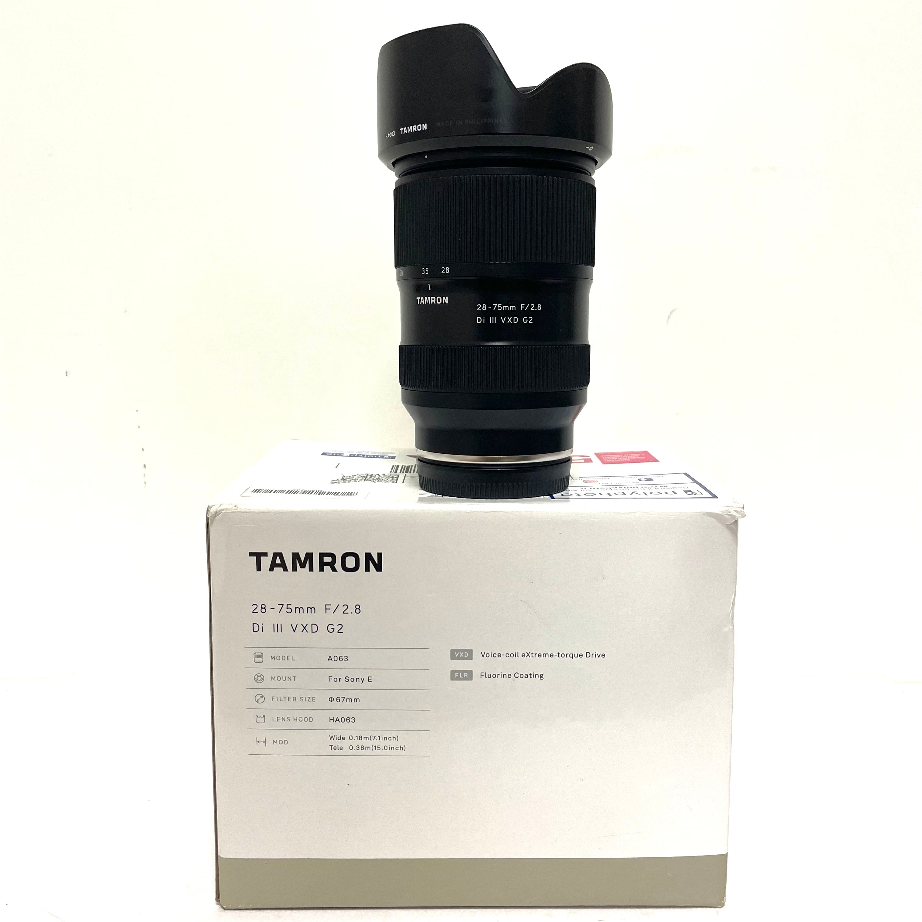 Tamron 28-75mm F/2.8 Di III VXD G2 per sony usato