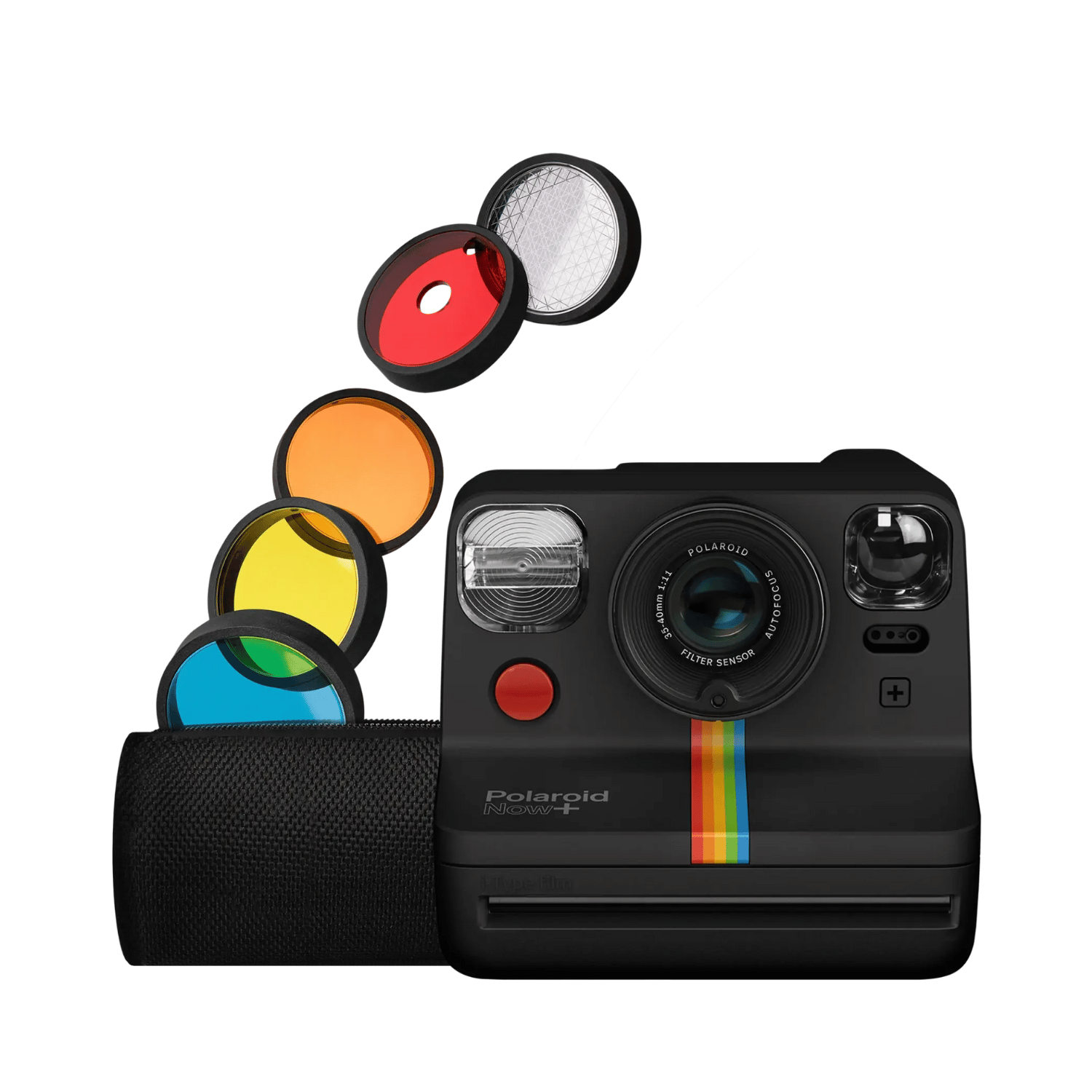 Polaroid  Now + Black + (FILTRI Red Vignette, Starburst, Blue Filter, Orange Filter e Yellow Filter )  - Cine Sud è da 47 anni sul mercato! - PZZ961