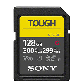 Sony SD HC 128gb Serie G Tough uhs-II u3 300mbs/299mbs 4k - Cine Sud è da 47 anni sul mercato! 0306292