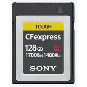 Sony CF Express 128gb Type B Tough Serie G 1700mbs/1480mbs  - Cine Sud è da 47 anni sul mercato! 0306298