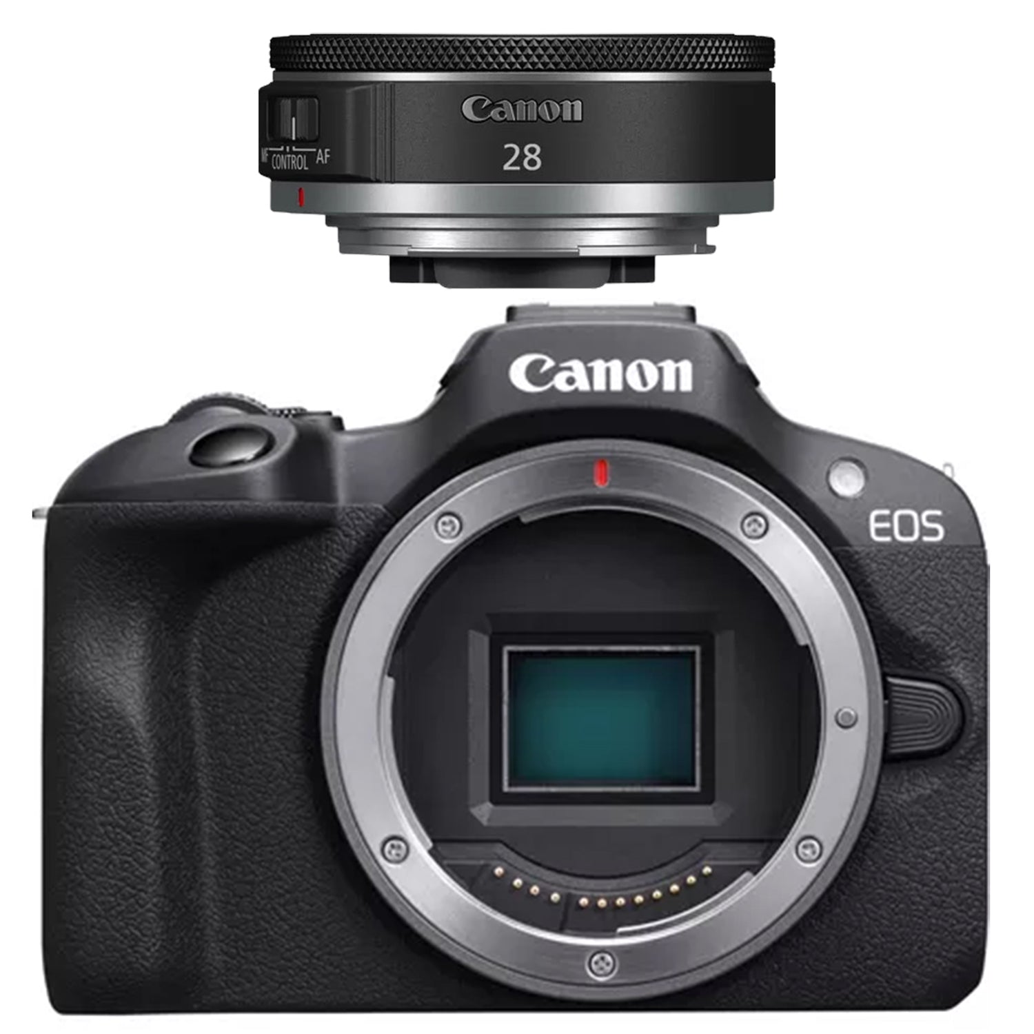 Canon Eos R100 + RF 28mm F2.8 STM - Garanzia Canon Italia - Cine Sud è da 47 anni sul mercato!