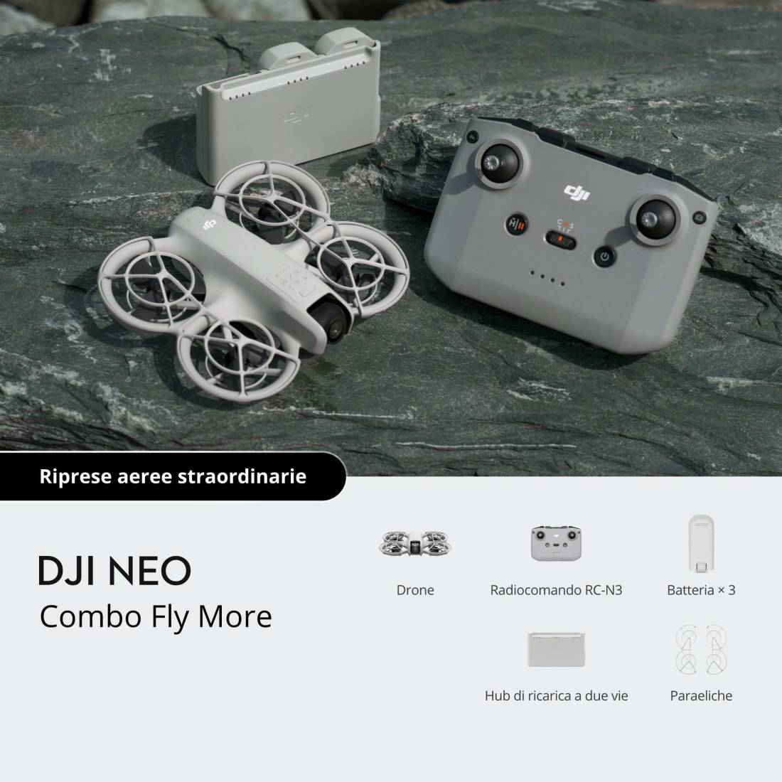 DJI NEO FLY MORE COMBO - Cine Sud è da 47 anni sul mercato! DJN01C