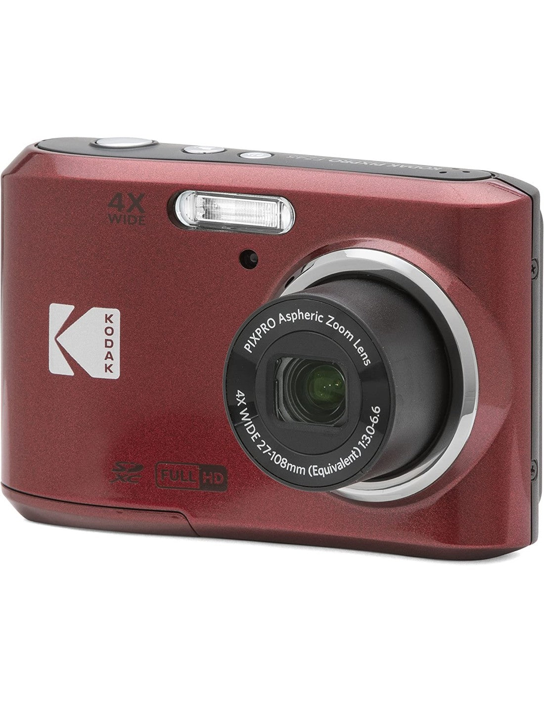 Kodak FZ45 COMPACT CAMERA RED - Cine Sud è dal 1976 sul mercato! KF45RD