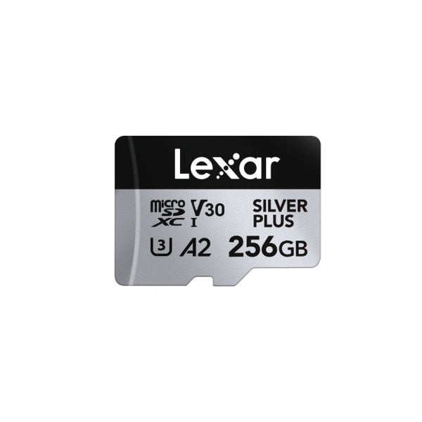 256GB Lexar MicroSDXC Silver Plus A2 V30 - 933062