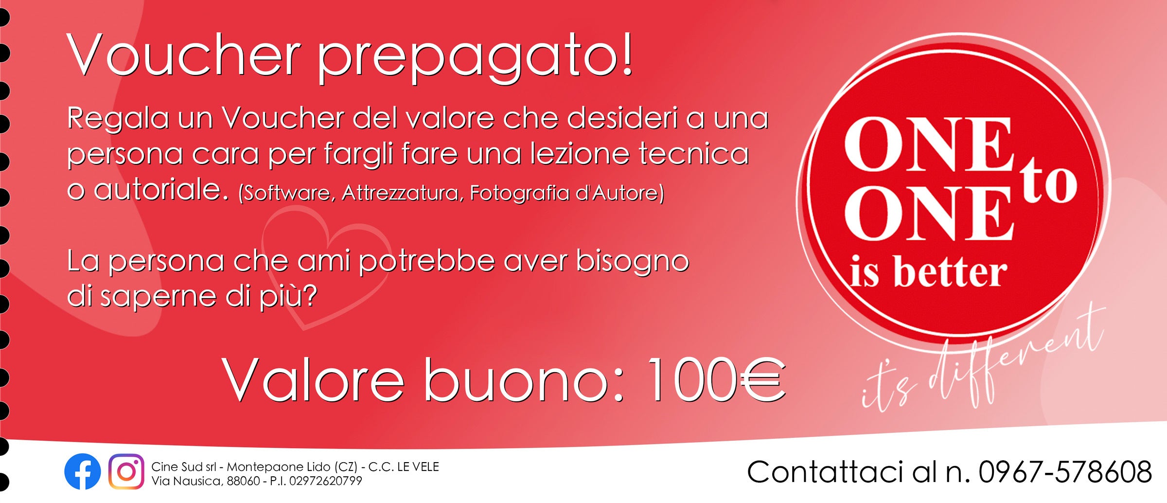Voucher Prepagato - Corsi One to One