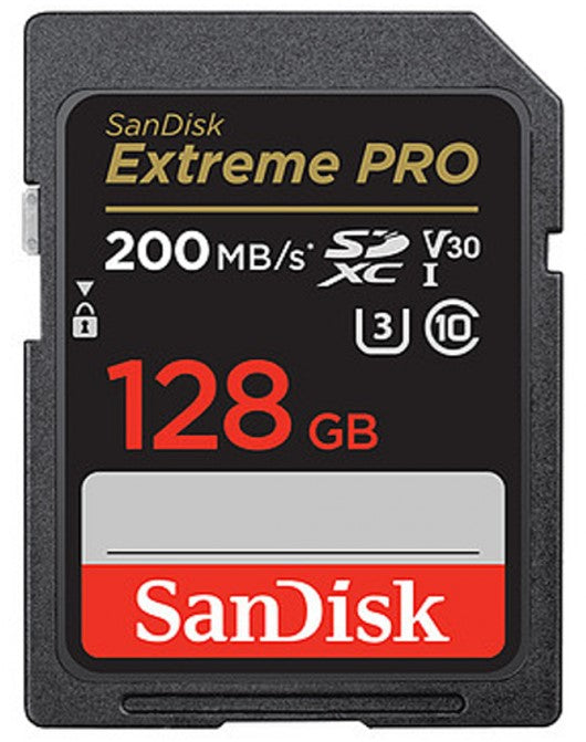 Sandisk sd Extreme Pro v3 u3 128GB