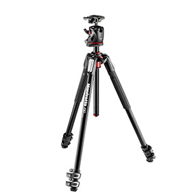 Manfrotto Kit 190 alluminio 3 sezioni con testa a sfera - Cine Sud è da 47 anni sul mercato!  MK190XPRO3-BHQ2