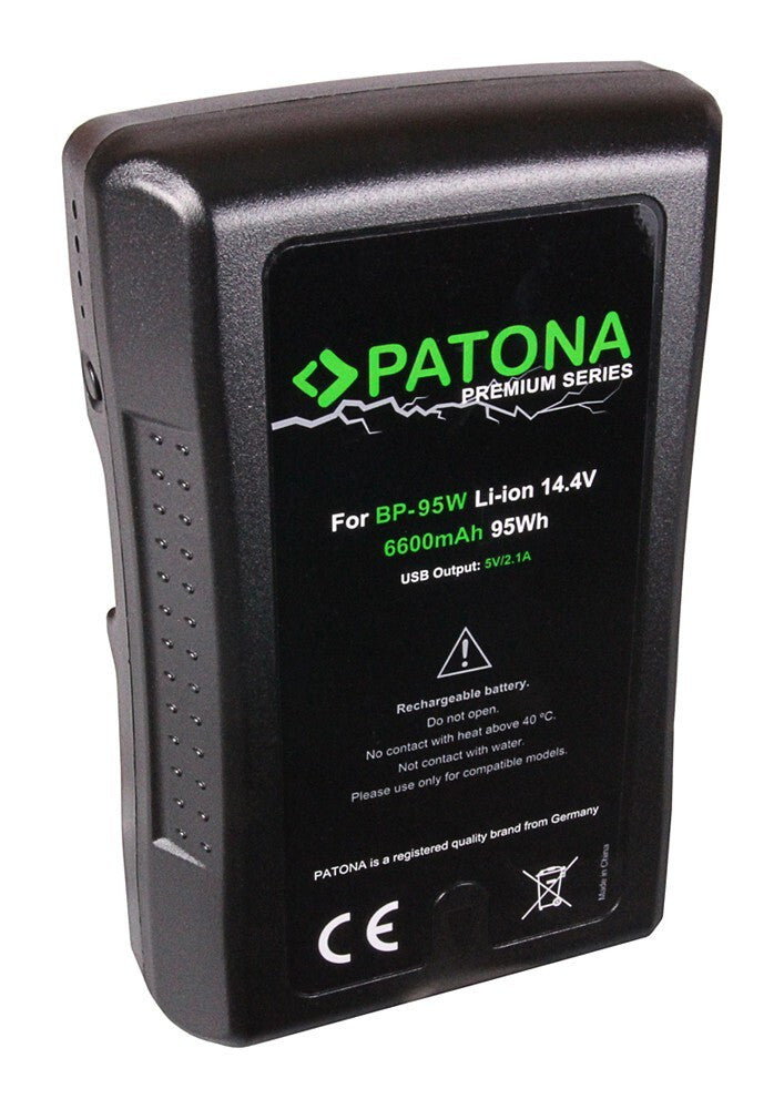 Patona Premium Battery V-Mount 95WH Sony BP95WS DSR 250P 600P 650P 652P - Cine Sud è da 47 anni sul mercato! 1048002