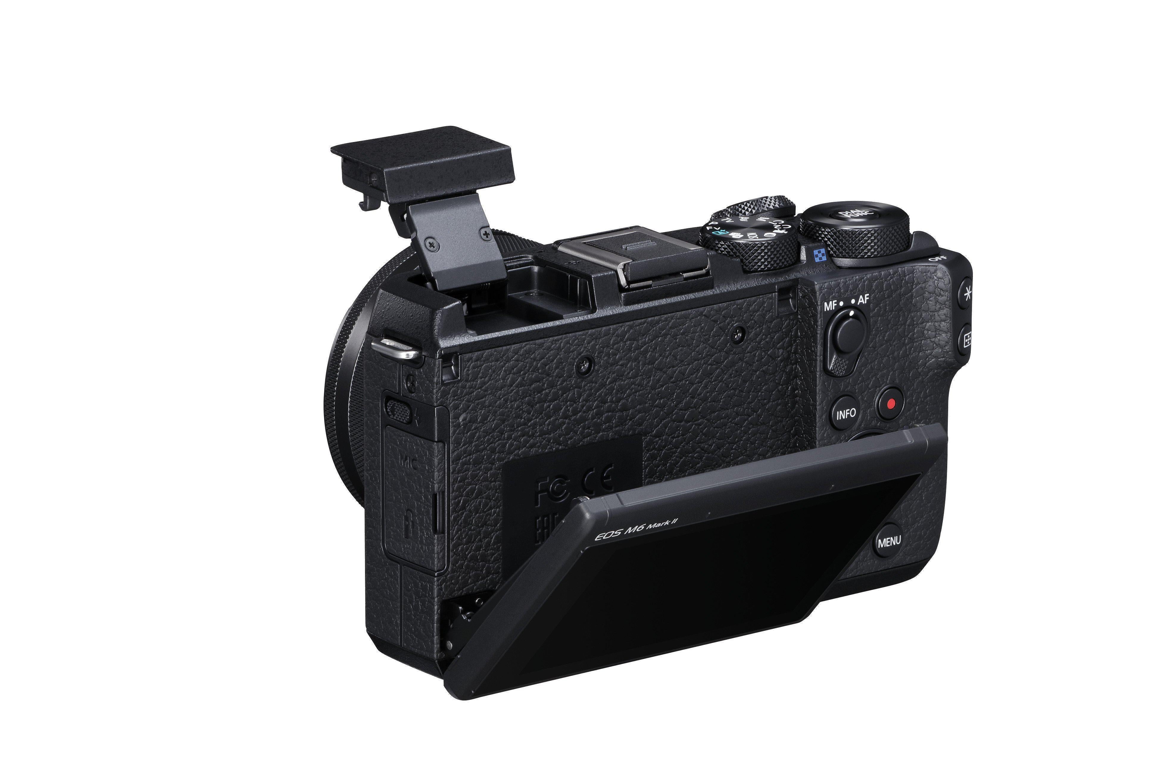 Canon EOS M6 mark II + 15-45mm + evf - Gar. Canon Italia - Cine Sud è da 47 anni sul mercato!