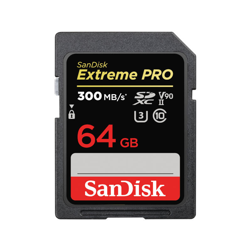 SanDisk Extreme Pro SDXC 64gb UHS II Card 4k 8k