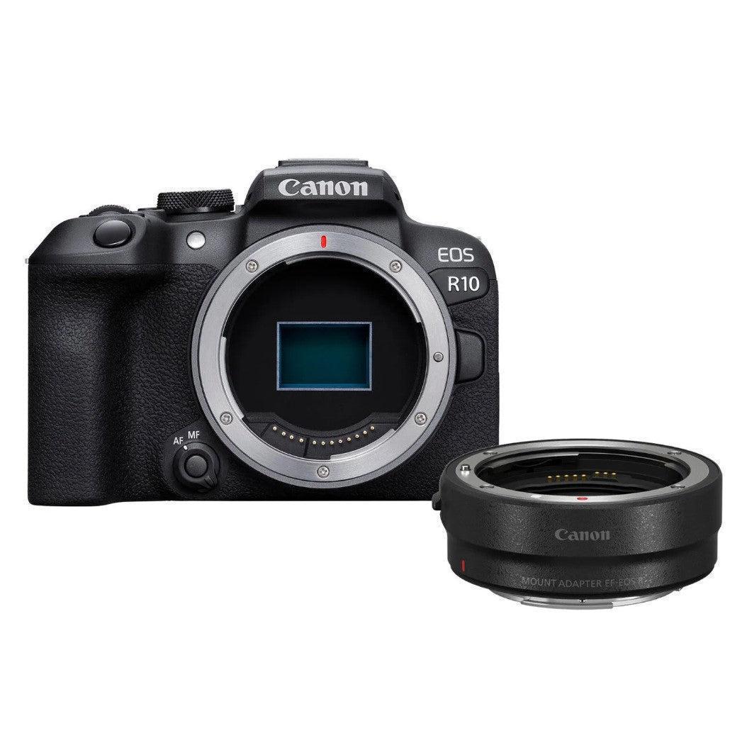 Canon EOS R10 + EF-EOS R Adapter -Gar. Canon Italia -Cine Sud  è da 49 anni sul mercato! r 10 5331C037