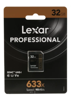 Lexar 933000 32GB LEXAR 633X SDHC C-lO V1O U1 GLOBAL 933000