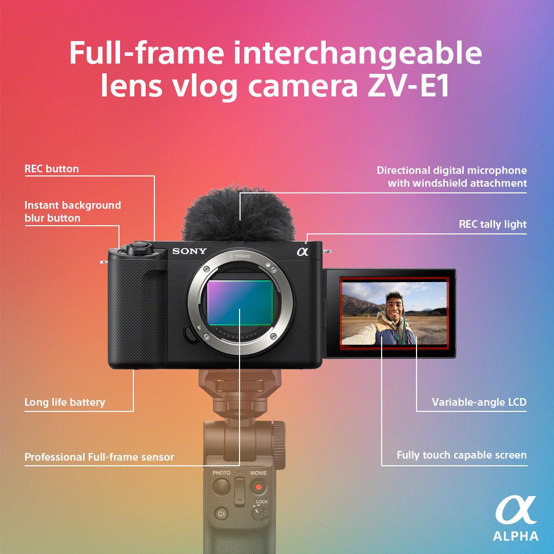 Sony ZV-E1 Body Vlog Full-Frame - Garanzia Sony Italia - Cine Sud è da 48 anni sul mercato! ZVE1BDI.EU