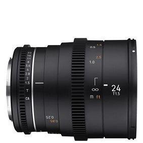 Samyang 24mm T1.5 MK2 per Sony E mount - Garanzia Fowa 5 anni - Cine Sud è da 47 anni sul mercato! SY2V2E
