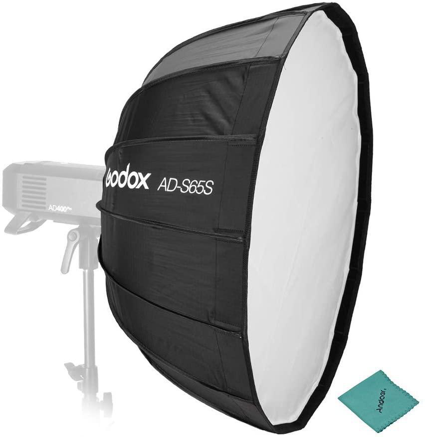 GODOX Softbox 65cm Silver per AD400PRO Attacco proprietario- -Garanzia Italia 3ANNI - Cine Sud è sul mercato da 46 anni!