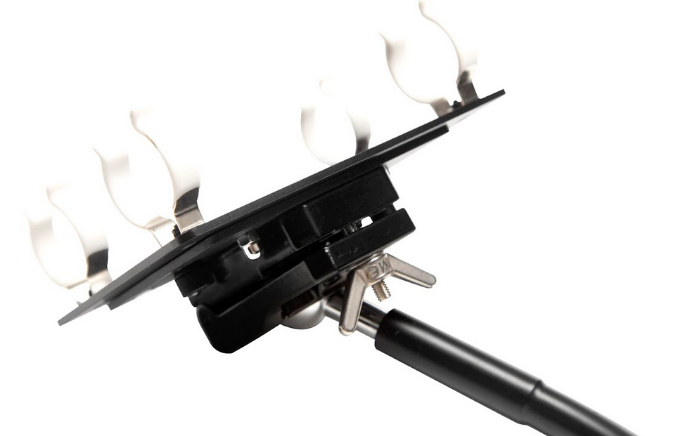 Nanlite Piastra Holder per 2 tubi con testa a sfera - Cine Sud è da 47 anni sul mercato! 2130149