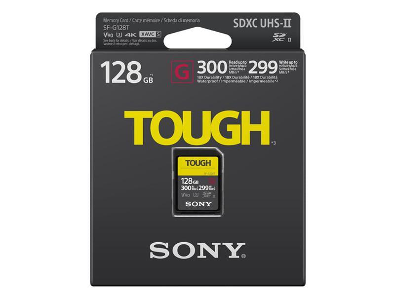 Scheda di memoria Sony SDXC Tough UHS II  R300MB/s 128GB