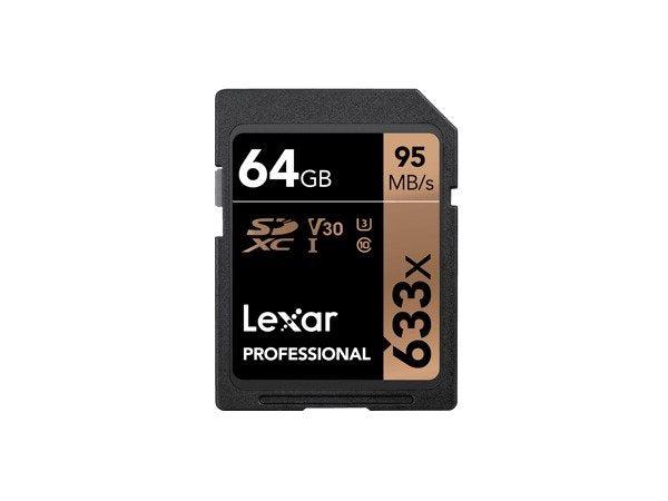 Lexar Professional 64GB 633x SDXC UHS-I