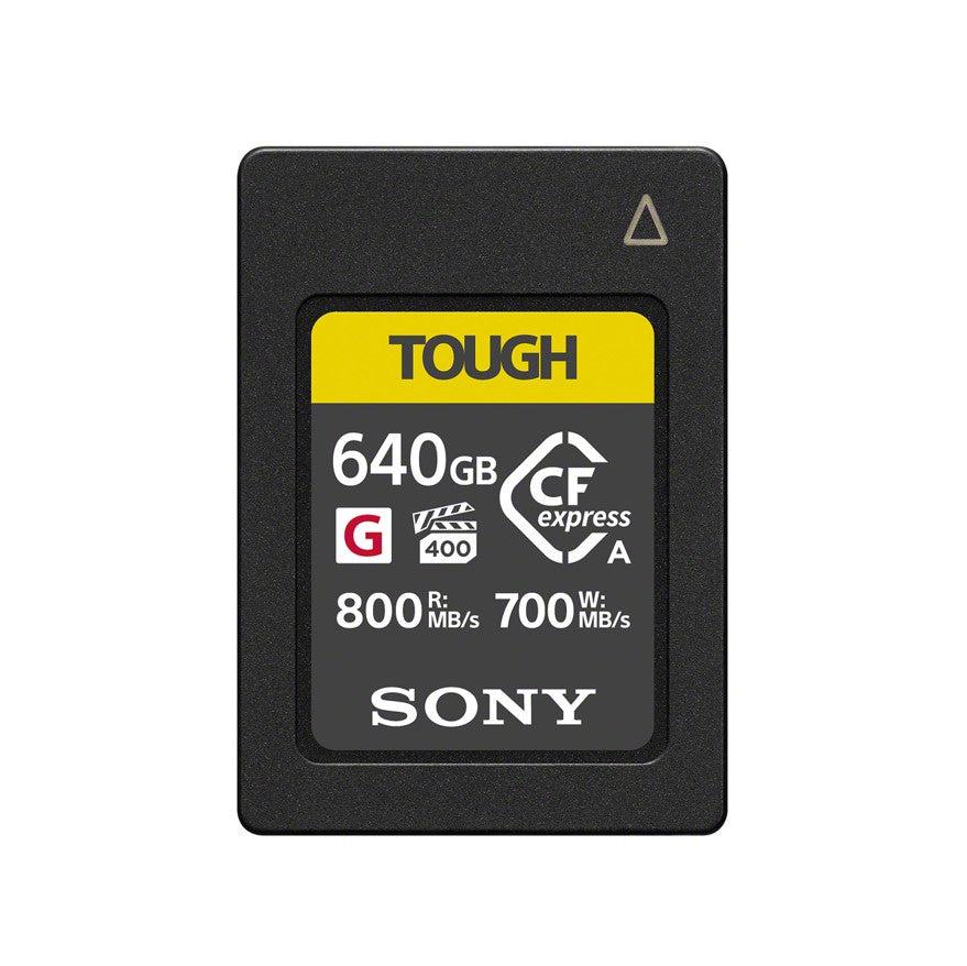 Sony 640Gb CEA-G Serie CFexpress Tipo A Memory Card  - Garanzia SONY ITALIA 2 anni - Cine Sud è da 47 anni sul mercato!  CEAG640T.SYM 0306303 -ssummer23