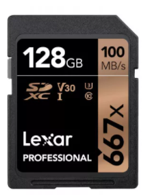 LEXAR 128GB 667x SDXC UHS I C10 V30 U3 932861