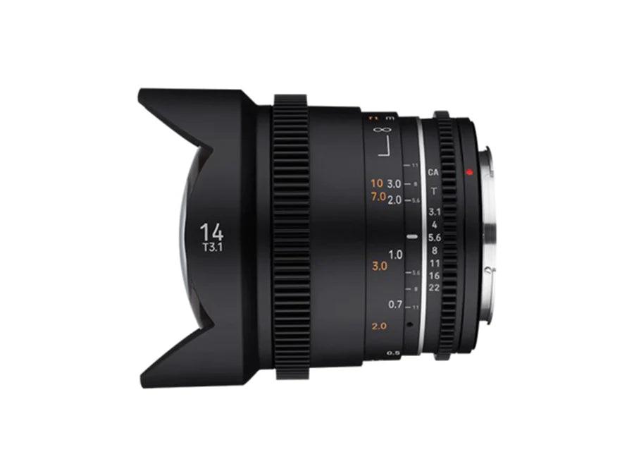 Samyang 14mm T3.1 VDSLR MK II -  Garanzia Fowa 5 anni - Cine Sud è da 47 anni sul mercato!