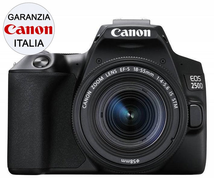 Canon EOS 250D + EF-S 18-55mm IS STM - Garanzia Canon Italia - Cine Sud è da 48 anni sul mercato!